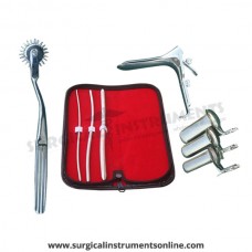 Hegar uterine dilator 3 pieces set,3-4, 5-6, 9-10, pinwheel, grave large, collin 3pcs